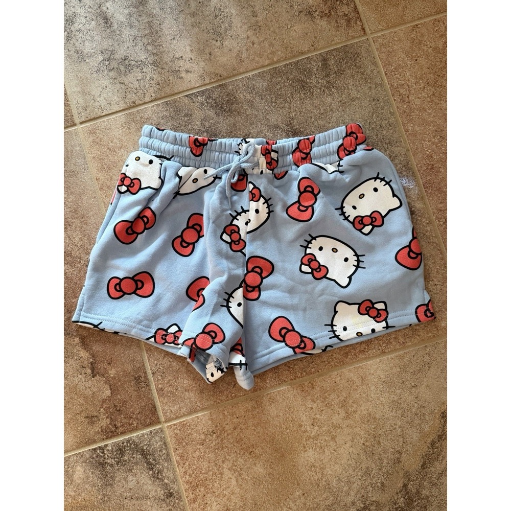 Sanrio Hello Kitty Women's Lounge/Sleep Fleece Short with Drawstring Size Small